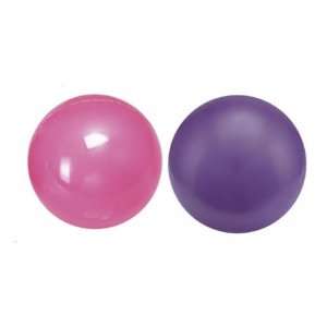   Rubber solid colored 4 1/2 diameter bouncing ball.