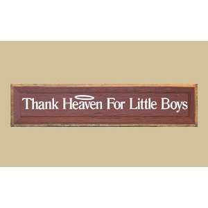   Gifts K730THLB Thank Heaven for Little Boys Sign Patio, Lawn & Garden