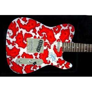 BRAD PAISLEY Autographed Guitar   Custom Airbrushed & RARE