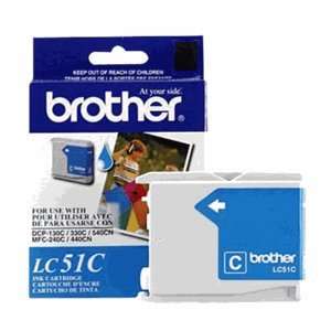   Brother Compatible COM LC51C Fits printer models MFC 240C/440CN/665CW