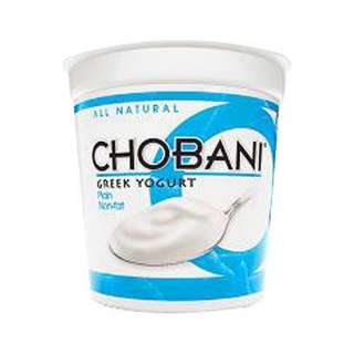Chobani Fat Free Plain 32oz product details page