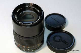 Minolta MD 135mm f3.5 prime lens telephoto Celtic A  