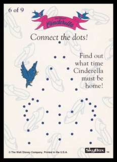 Cinderella Activity Card # 6 Connect The Dots  