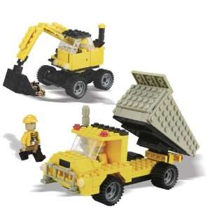    Lock Construction Toys 240pc Excavator and Dump Truck Toys & Games
