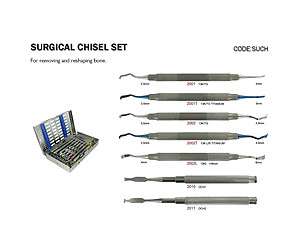 ML CHSL2 SURGICAL DENTAL CHISELS FOR ORAL SURGERY REMOVE OR RESHAPE 