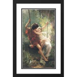  Cot, Pierre Auguste 17x24 Framed and Double Matted 
