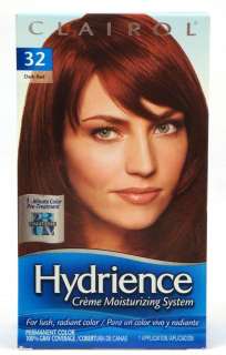 CLAIROL HYDRIENCE COLOR #32 HIBISCUS, DARK RED  