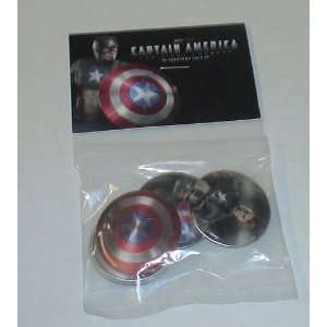    Dc Comics Captain America Set of 4 1 Pins 