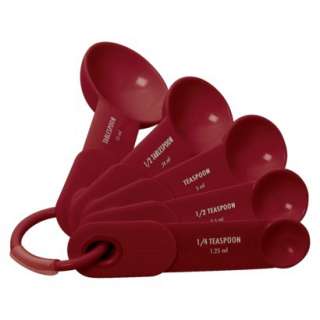 KitchenAid Measuring Spoons   Red.Opens in a new window