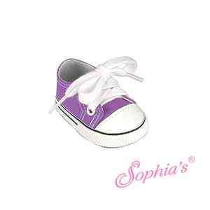 Doll Clothes fit American Girl Purple Canvas Sneakers  