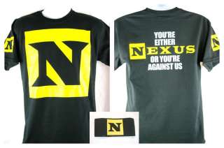 Nexus or Against Us T shirt Armband package CM Punk Wade Barrett New 