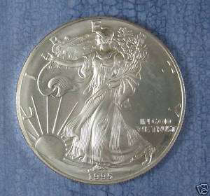 1995 United States Silver Eagle Silver Dollar  