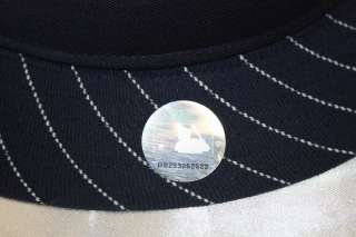 NY Yankees NAVY/ WHT PINSTRIPE Fedora Cooperstown Collection by 