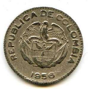1956 Colombia 10 Centavos 1 Coin L  
