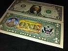   COLORIZED $1 GIFT MONEY , CURRENCY  NEW  1 DOLLAR BILL LOOK