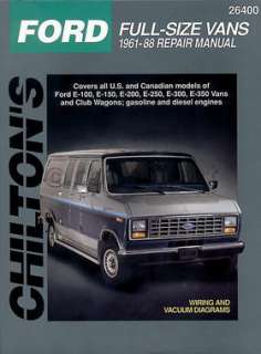   Manual E150 Van E250 E350 Econoline E300 E200 Ford E 100 Auto  