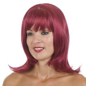  Sandy Vibrant Red Cute Fashion Flick 50s 60s Style Wig 