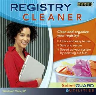 SelectGuard Utilities REGISTRY CLEANER New PC XP Vista Win 7 NEW 