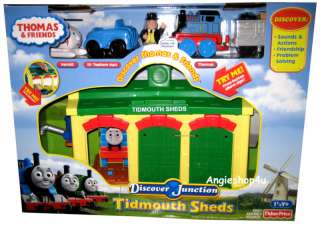 THOMAS AND FRIENDS TIDMOUTH SHREDS DISCOVER JUNCTION PLAYSET BRAND NEW 