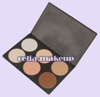 large matte pans for contouring, shading, blush and concealing.