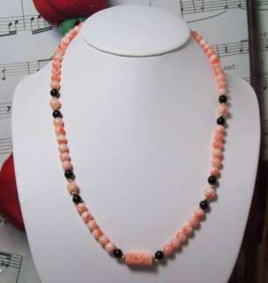 Natural Pink Coral Necklace 20 Inches.CN014  