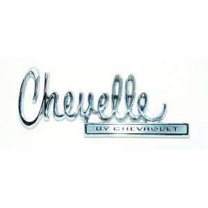   70 CHEVELLE TRUNK EMBLEM, CHEVELLE BY CHEVROLET Automotive