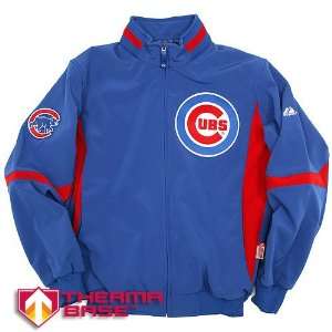 Chicago Cubs MLB Therma Base Elevation Premier Jacket (Medium Blue 