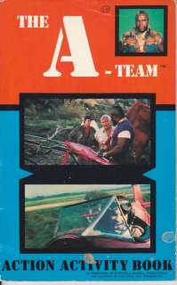   THE A TEAM* ACTION ACTIVITY BOOK PUZZLES, GAMES, CROSSWORDS J  