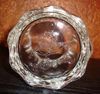Crown Royal Scotch Whiskey Rocks Glass Embossed  