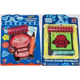  Blues Clues Handy Dandy Steve/Joe Notebook Assortment