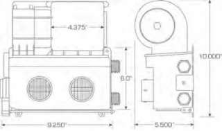 Gen II Heater with Defrost and Servo Door Control + Three Knob Control 