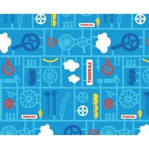  Thomas & Friends Gears Quilt Cotton Fabric By The Yard 