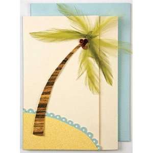  Feather Palm Tree Invitation