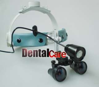 Dental Lab Portable LED Head Light With Headband Loupe  
