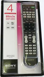 SONY RM VZ220 4 Device Universal Remote Control TV/DVD 027242780057 