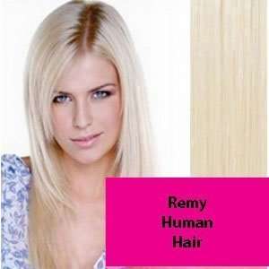16 20 Pc Straight Color 60 Platinum Blonde Remy Tape Human Extensions