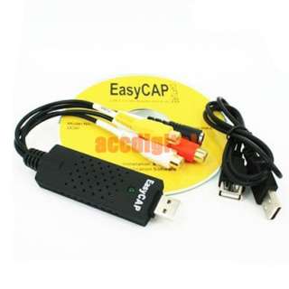 Easycap USB 2.0 Video TV DVD VHS Audio Capture Adapter  