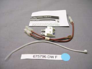 675796 DISHWASHER THERMAL FUSE KENMORE WHIRLPOOL NEW PART fe  