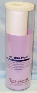 Tear N Wash Water Soluble Embroidery Stabilizer New  