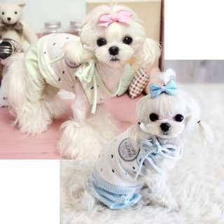 JUMPSUIT PASTEL dog clothes pet apparel pup PUPPY ZZANG  