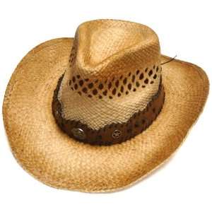  Unisex Hats Womens Raffia Straw Hat Palm Western Cowboy Hat 