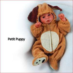 Reborn Doll Kit 6 Inch Baby Asher With Puppy Outfit  