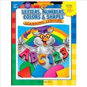  Letters, Numbers, Colors & Shapes Learning Centers Toys & Games