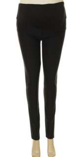 NEW TRENDY MATERNITY BLACK SKINNY DRESS PANTS SMALL 4  