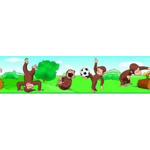  RoomMates RMK1036BCS Curious George Peel and Stick Wall 
