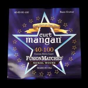  Curt Mangan Fusion Matched Nickel Wound Bass Strings (40 