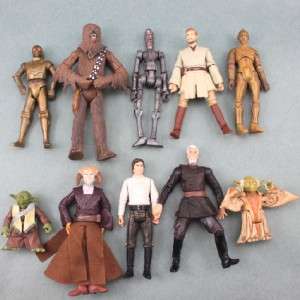   10 Star Wars Chewbacca YODA Jedi Master Legacy Droid Action Figure S99