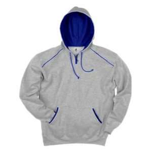  Custom Badger Zip Hood Fleece Pullovers OXFORD/ROYAL AS 
