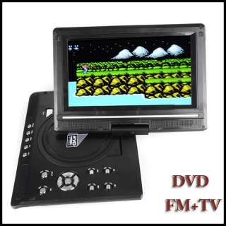 Portable Multimedia DVD  CD Player + FM TV & Game  