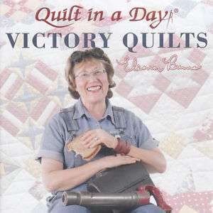 ELEANOR BURNS Victory Quilts 1940s Strip Piece NEW DVDs  